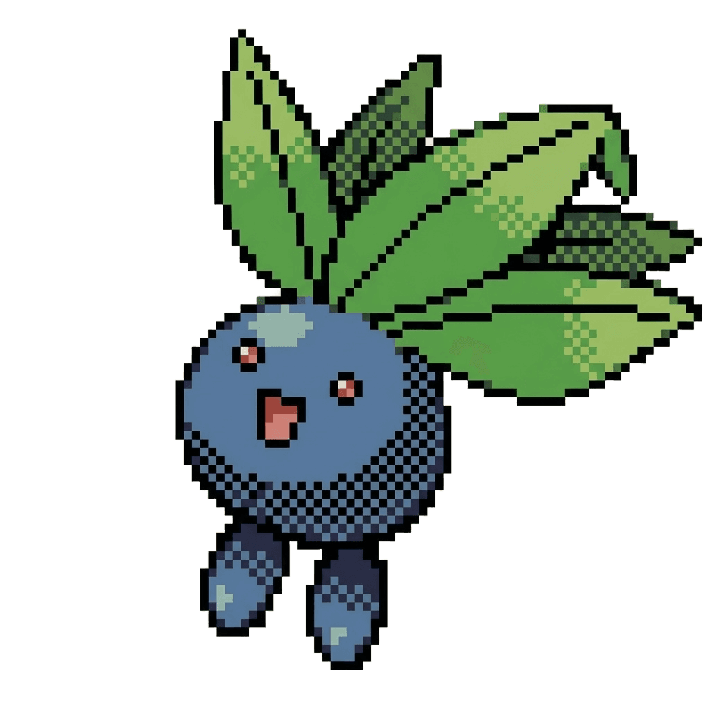 Oddish pixel art